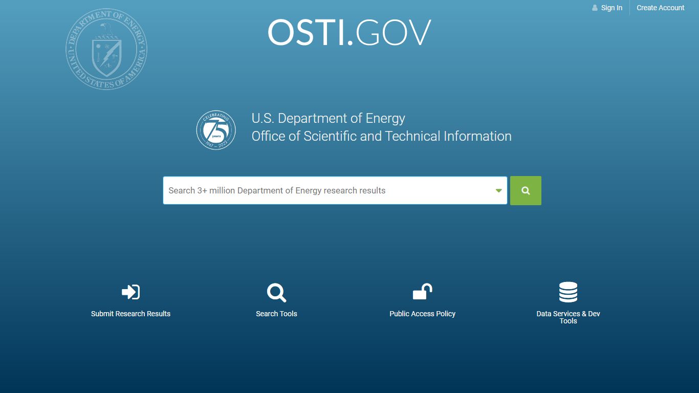 OSTI.GOV | OSTI.GOV